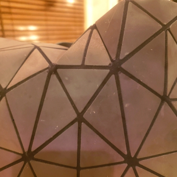 Geometric Luminous Purse/ Handbags for Women "Holographic Reflective Crossbod" - Picture 3 of 14